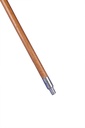 Threaded Wood Handle with Metal Tip, 15/16 in. x 60 in.