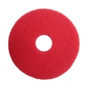 Globe Commercial Buffing Floor Pad, Red, 12"