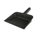 Globe Commercial Plastic Dustpan, Black, 12"