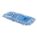 Globe Commercial Pro-Stat Dust Mop with Ties, Blue, 18" x 5"