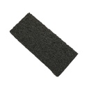 Globe Commercial Heavy-Duty Utility Scrub Pad, Black