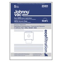 Johnny Vac HEPA Microfilter Vacuum Bags for AS6, Pack of 5