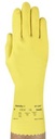 Ansell Rubber Gloves, 19 mil, Yellow, X-Large