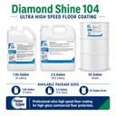 Pioneer Eclipse Diamond Shine Floor Finish, 9.45 L