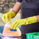 Wipeco Latex Dishwashing Gloves, 15 mil, Yellow, Small