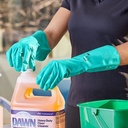 Wipeco Chemical-Resistant Nitrile Gloves, 15 mil, 13 in, Green, Small