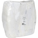 Wipeco White T-Shirt Rags, 10 lb Box