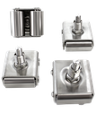 CMA Dishmachines Stainless Steel Roller Casters, 1-1/2 in, Set of 4, H-1X and UC65e