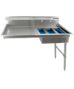 CMA Dishmachines Soiled Dishtable, Right, for Undercounter Dishwashers