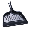 M2 Professional X-Large Plastic Clip-On Dust Pan, Black, 15 in