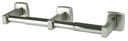 Frost Products 1135-DBLS Surface-Mounted Double Toilet Paper Holder, Brushed Stainless Steel